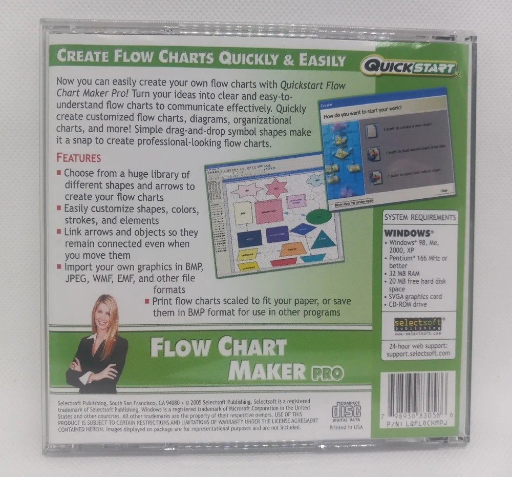 Quickstart Flow Chart Maker PC Windows XP / 7 / 8 / 10