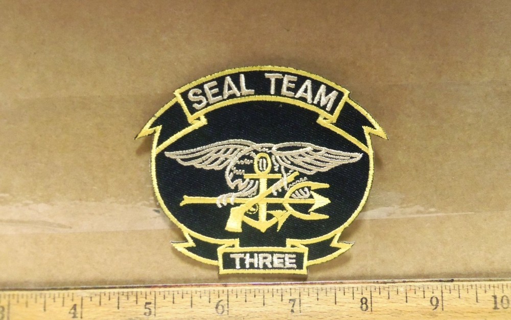 U.S. Navy - Seal Team Three Embroidered Patch