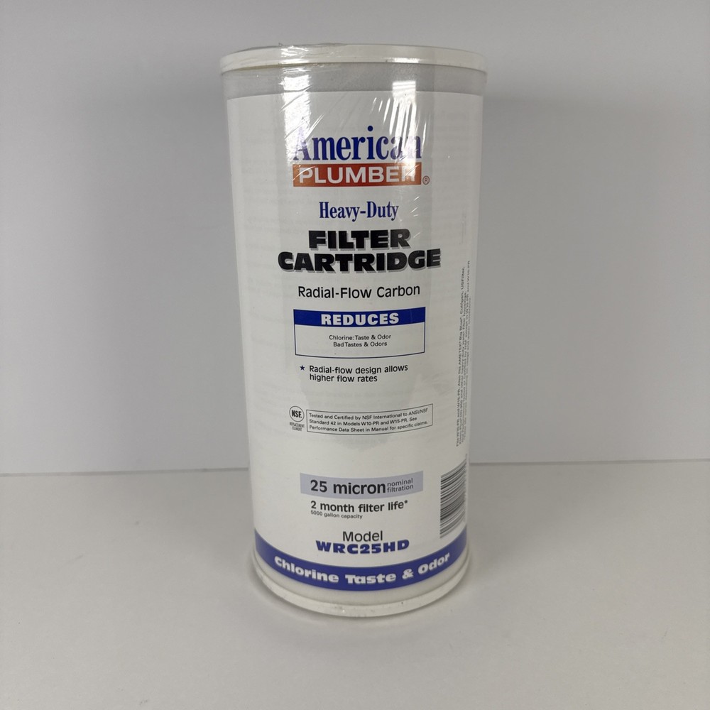 American Plumber WRC25HD Heavy-Duty Carbon Filter Cartridge