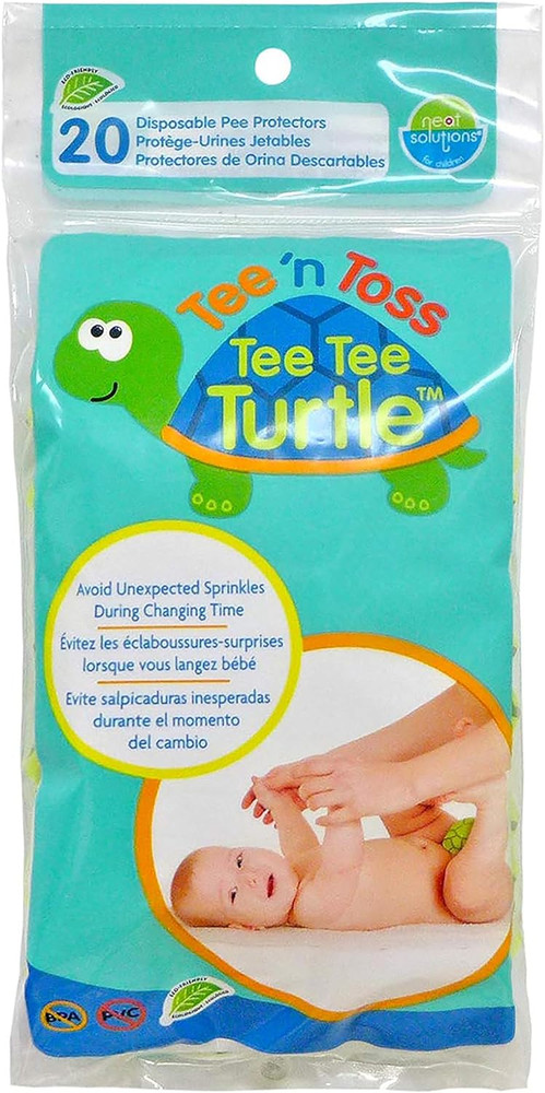 Tee N Toss Turtle, Multi, One Size, 20 Count, 0+ Months