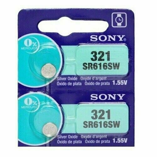 Sony 321 Silver Oxide Watch / Electronic Battery 4 Pcs