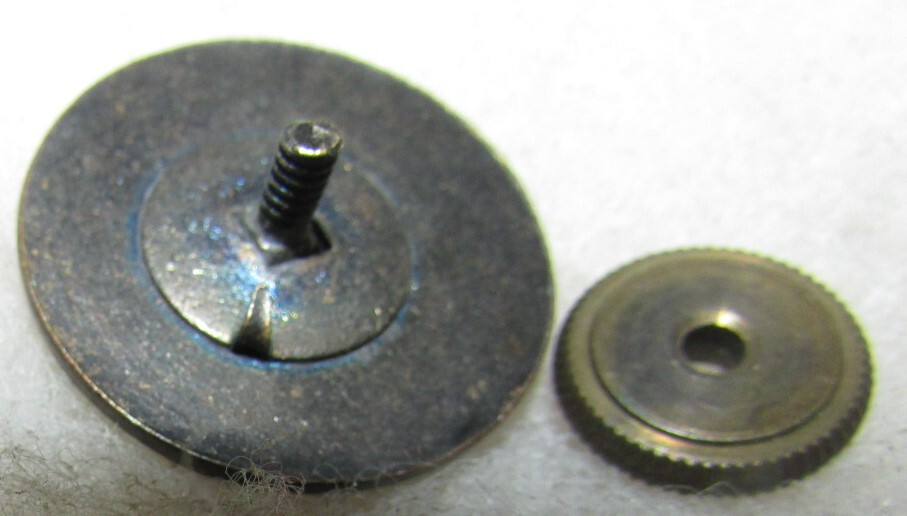 WW1 US 35th Regt. Collar Disc with nut