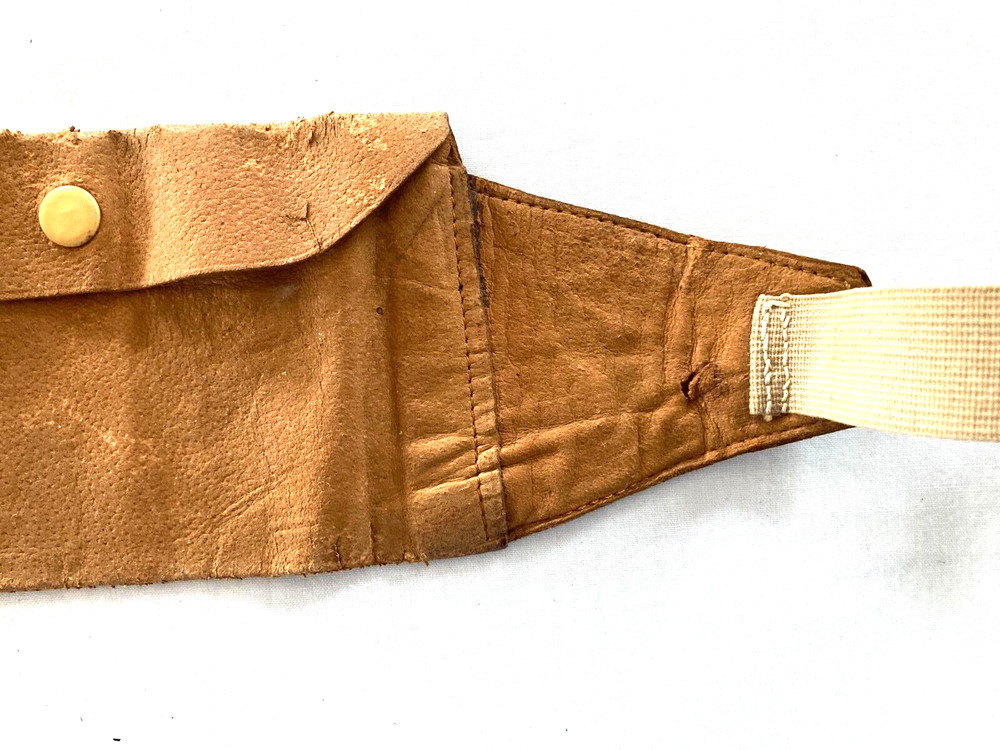 WW II Era Leather Money Belt - Private Purchase