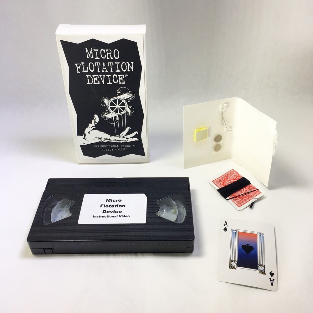 Vtg THEATRE MAGIC Micro Flotation Device Instructional Video and Supply Wallet