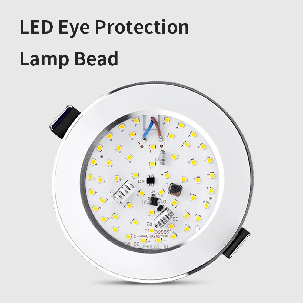 10PC 7W LED Ceiling Light Dimmable Downlight Panel Light Spotlight 85-240V US