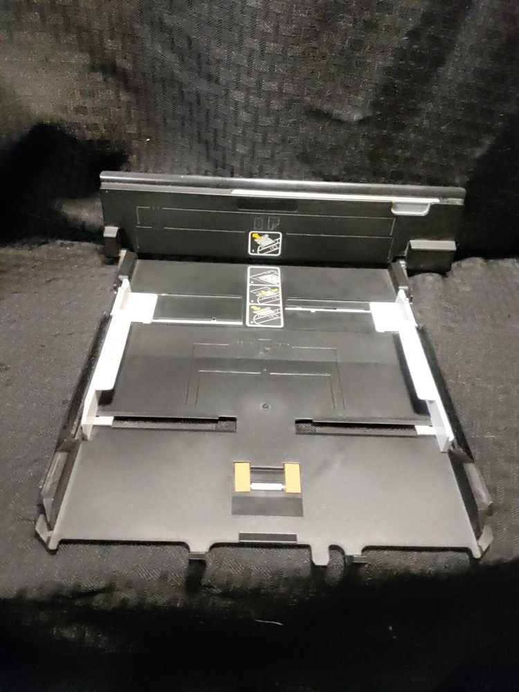 HP OfficeJet 4630 Printer Main Paper Tray Loading and Output Stacker