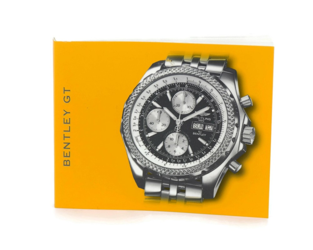Breitling Bentley GT Booklet Manual