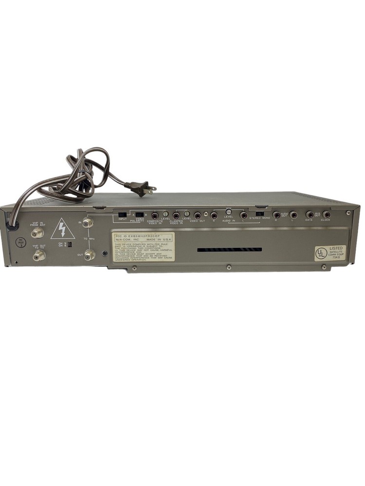 Vintage M/A Com 2000E Videocipher Series Descrambler Powers On Made In USA