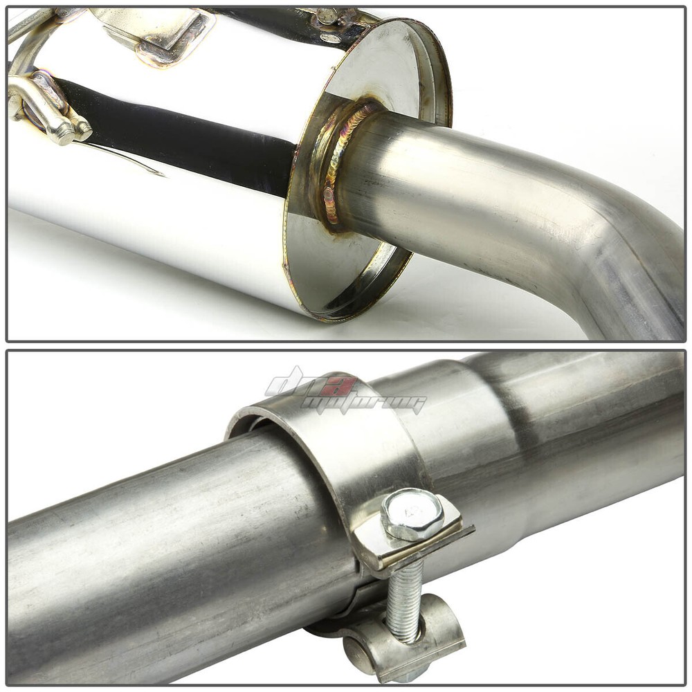 FOR 99-06 CHRYSLER PT CRUISER 2.4 4"ROLLED TIP STAINLESS EXHAUST CATBACK SYSTEM