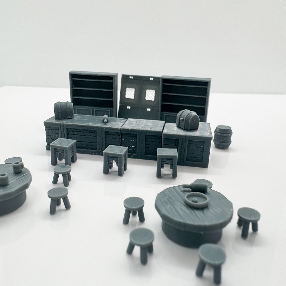 LaoYao 1:48 Bar Counter Combo Model 1set