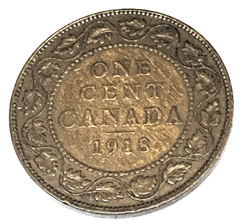 # C6526   CANADA      COIN,     LARGE CENT    1918