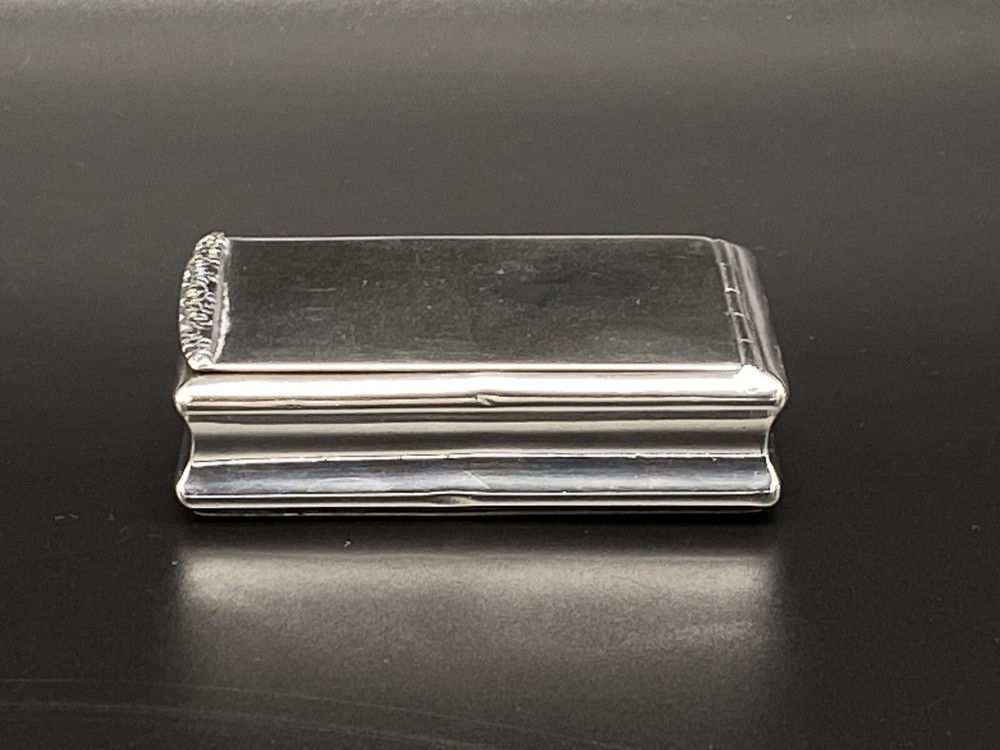 Antique Georgian Solid Silver Snuff Box 1810 Thropp & Taylor