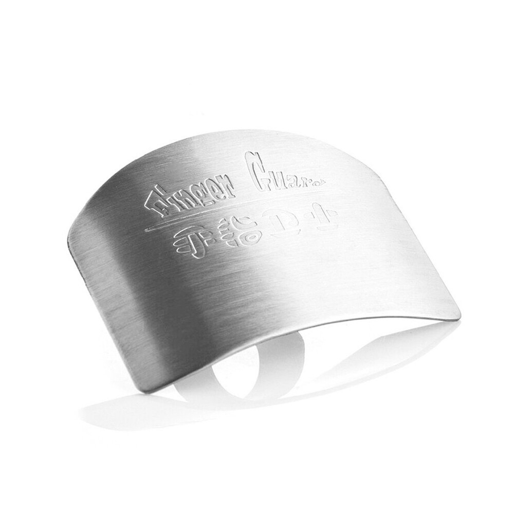 Stainless Steel Kitchen Finger Hand Protector Guard Chop Slice Shield Cook Tool