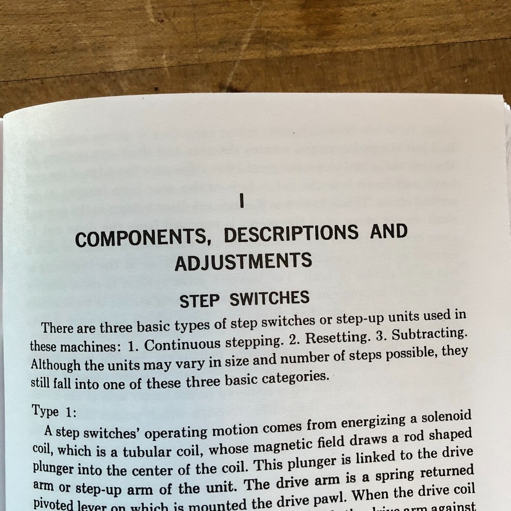 D. Gottlieb & Co. Instruction & Service Manual