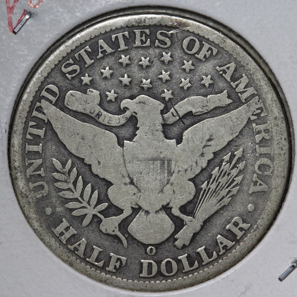 1899-O Barber Silver Half Dollar VG E269 JCM