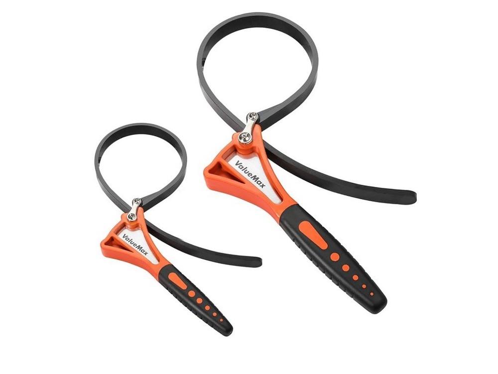 ValueMax 2-piece Strap Oil Wrench Set Adjustable   Max Diameter 4"&6"