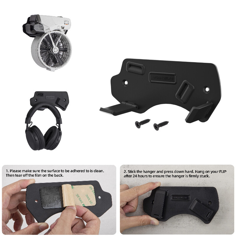 Foldable Wall Mount Bracket Set For DJI FLIP Organizer Storage Stand Accessories