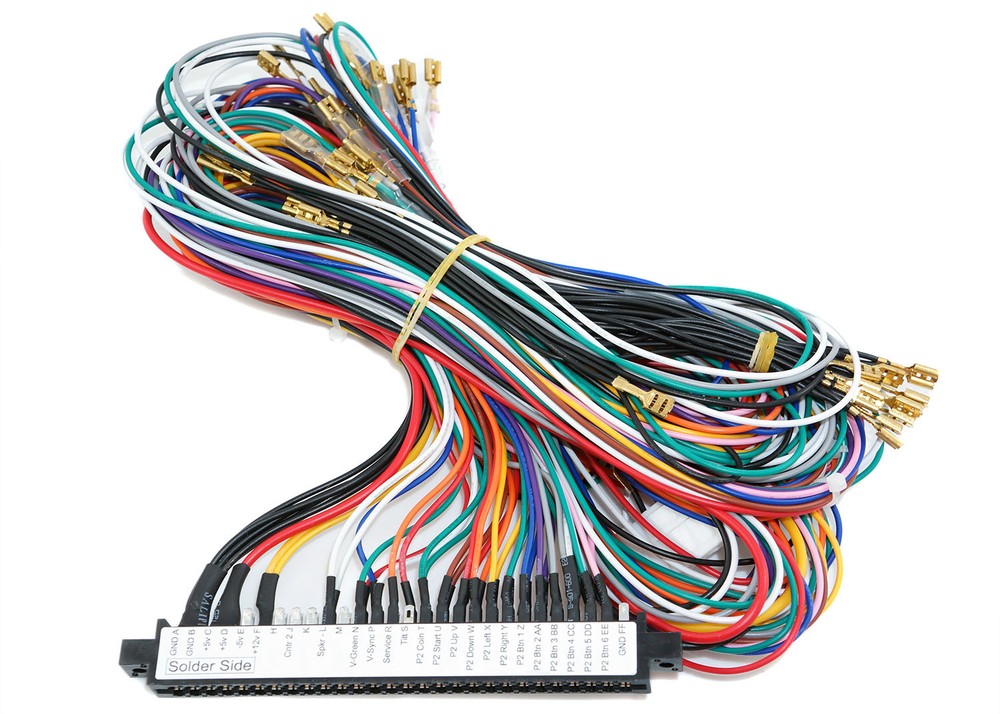 Jamma Plus+ Wire Harness with English labels