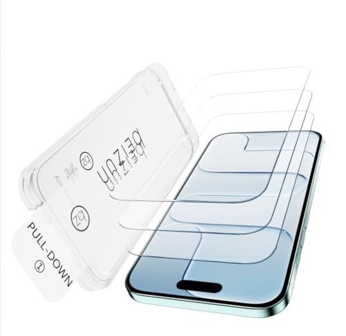 for iPhone AIR Screen Protector, 3-Pack 9H+Tempered Glass, Easy Installation,