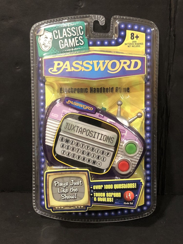 Classic Games Handheld Game 2008 Electronic Password - Touchscreen & Stylus
