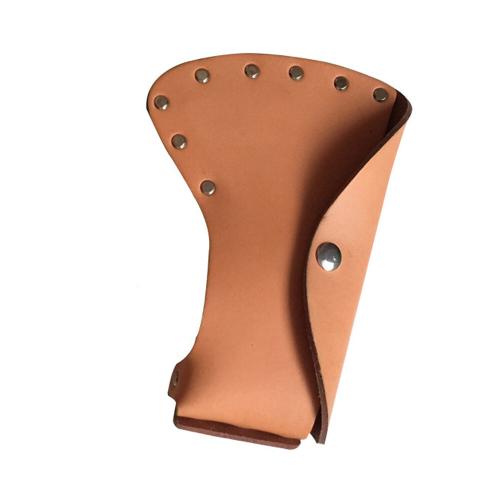 1pc Adjustable Leather Hatchet Sheath Leather Hatchet Blades Cover Durable Axe S