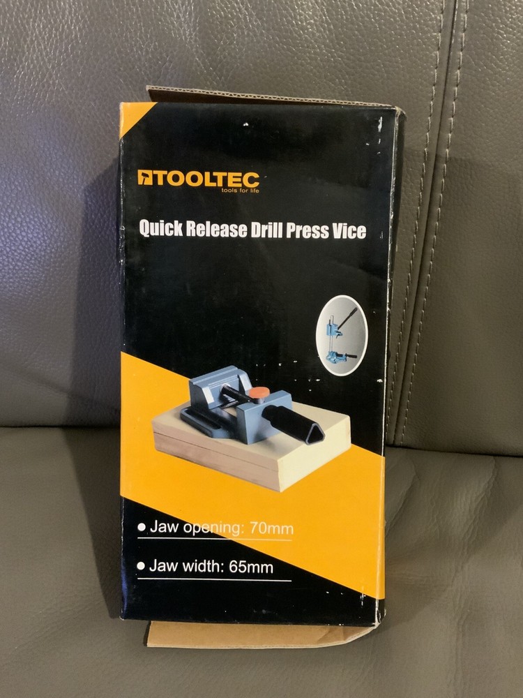 Tooltec 70mm Quick Release Drill Press Vice Professional Tool NEW