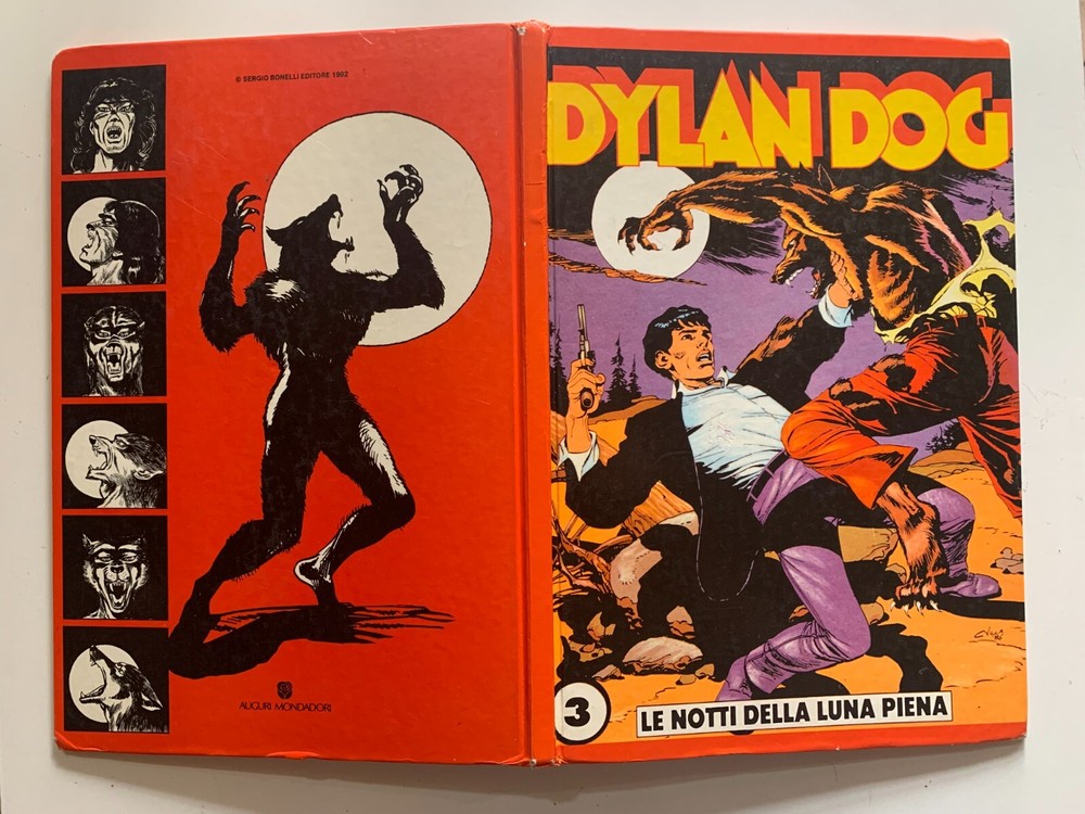 DYLAN DOG 3 BONELLI MONDADORI 1992 CARDBOARD NOTEBOOK