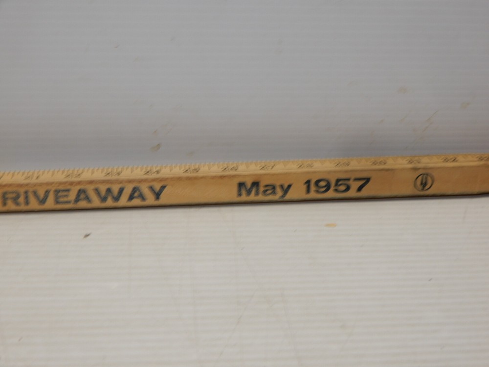 VINTAGE STUDEBAKER PACKARD YARDSTICK WALKING STICK 1957