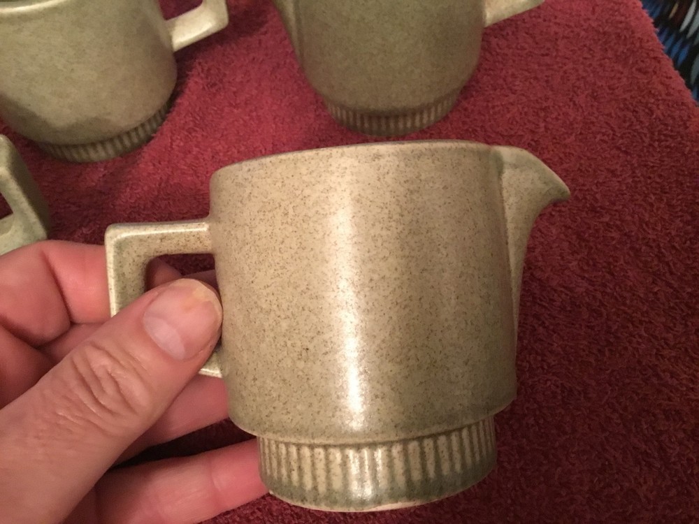 Pfaltzgraff Green Creamer Pichers