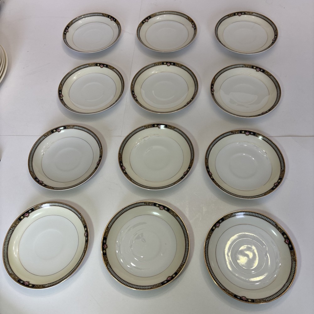 12 Noritake Olanta Saucers