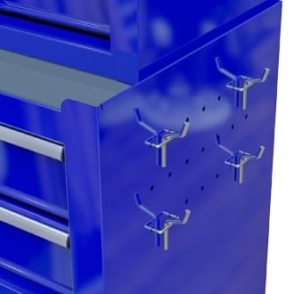 Rolling Tool Chest, 8 Drawers Rolling Tool Chest with Wheels, Portable Blue