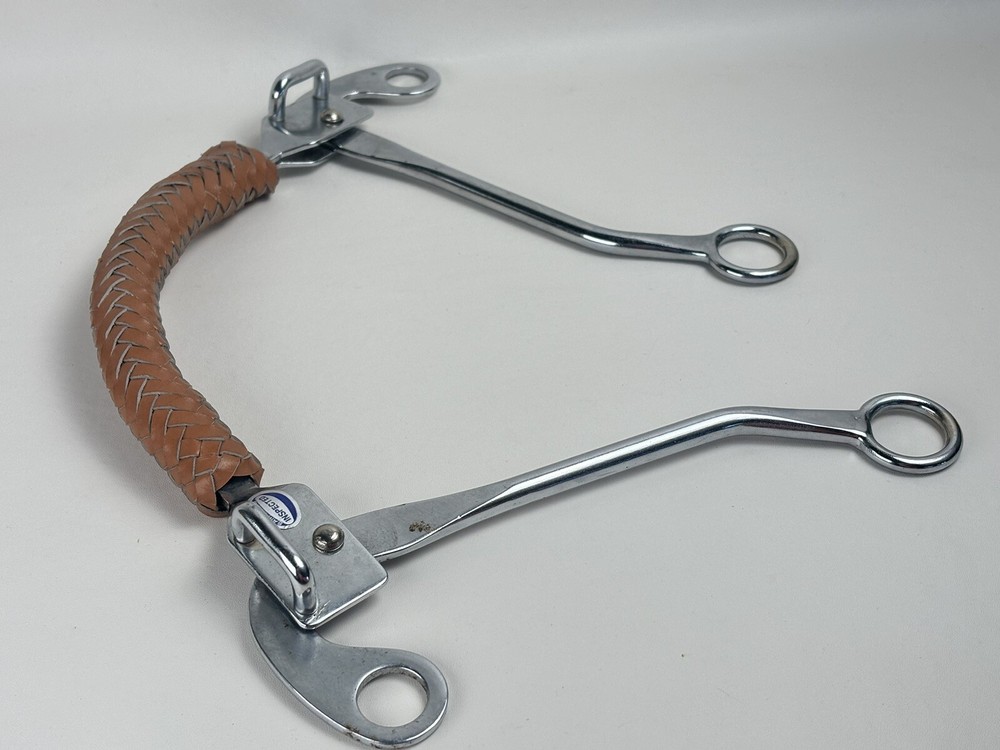 Western Braided Hackamore Bit Horse
