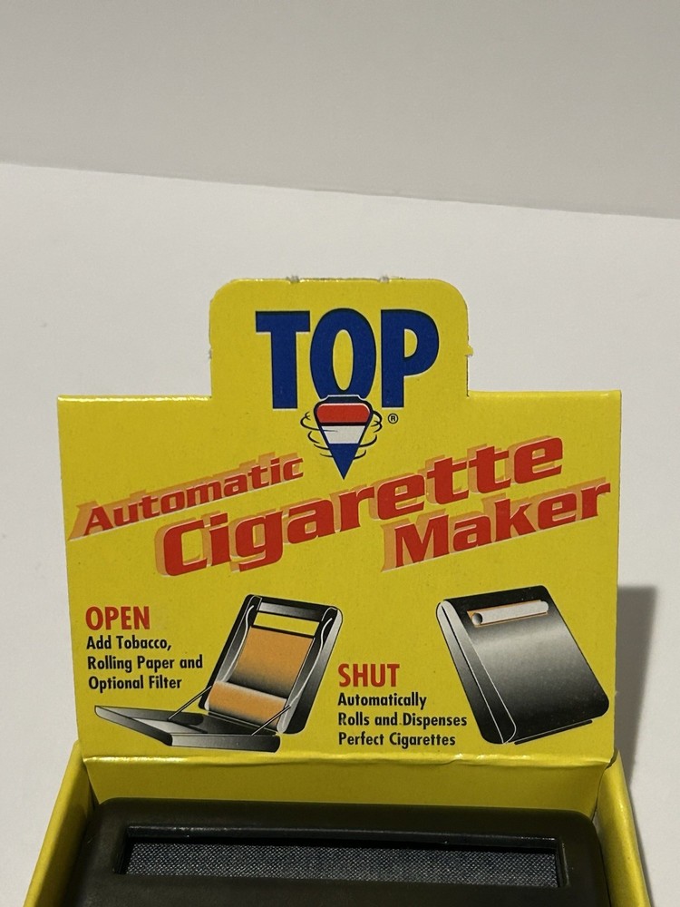 TOP Automatic CIGARETTE MAKER Plastic, Black Color
