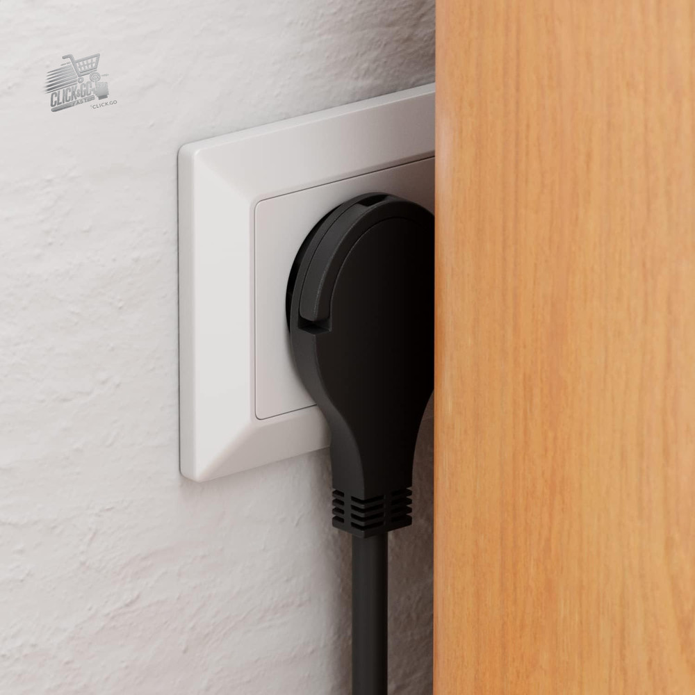 3 Outlet Compartments With Flat Connector Electrical Cable for Inter