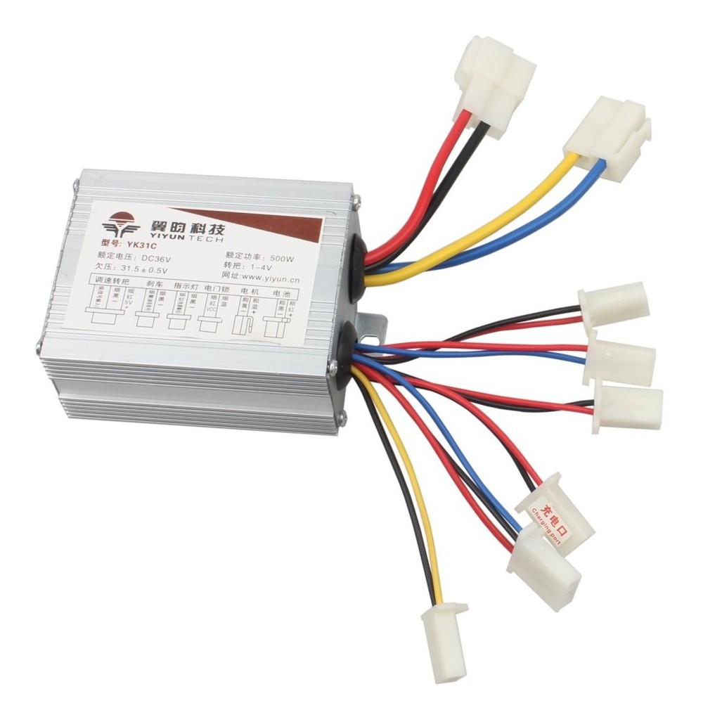 Reliable 36V 500W Controller with Easy Installation for E-Bikes & Tricycles