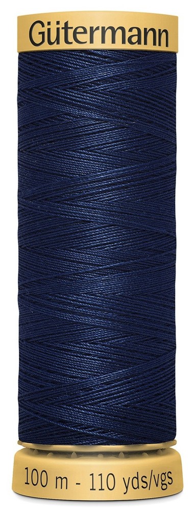 Natural Cotton Thread 110yd Midnight Blue