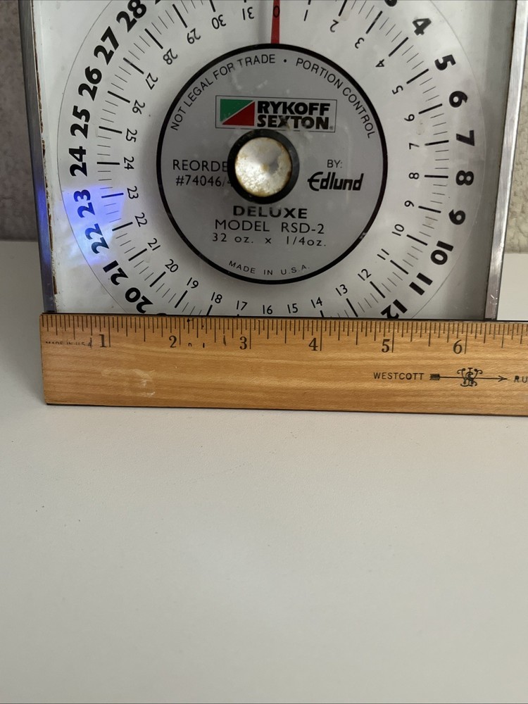 Vintage Edlund Deluxe 32 oz Portion Control Scale Model RSD-2