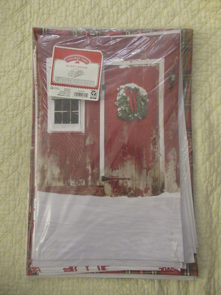 Holiday Time Gift Boxes Variety Set (10 Boxes)