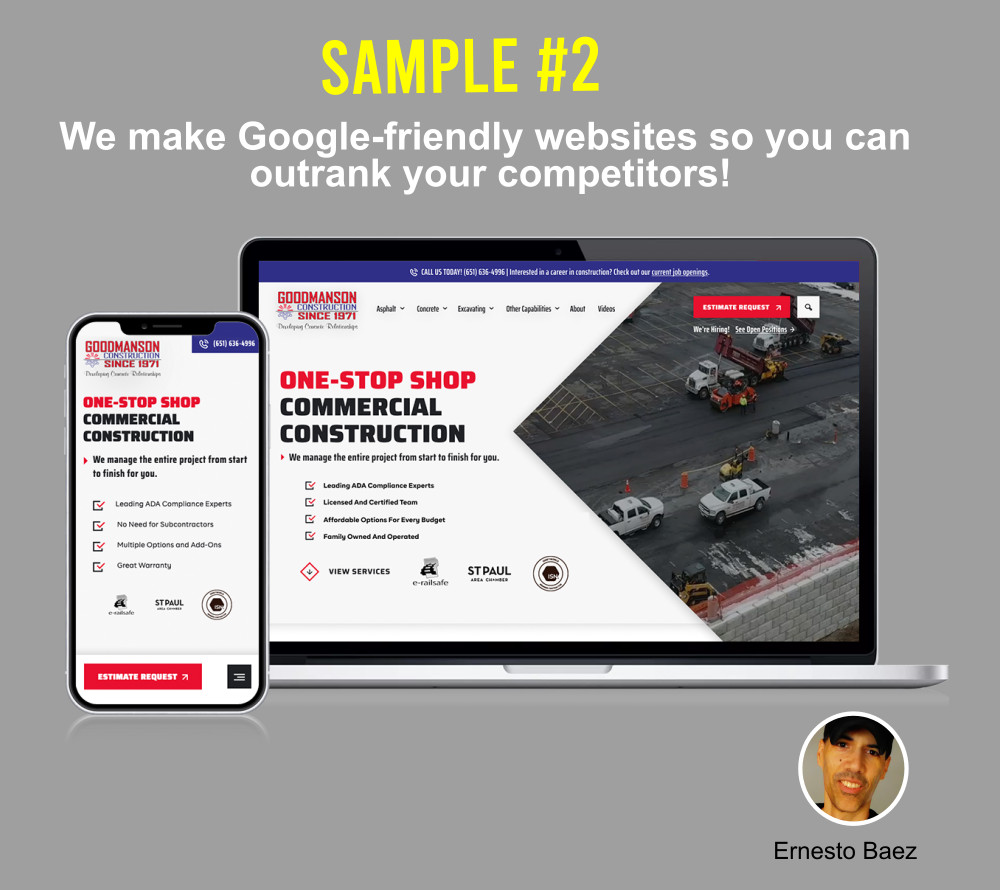 MODERN WORDPRESS WEBSITE - CUSTOM WEBSITE DESIGN SERVICES MOBILE FRIENDLY