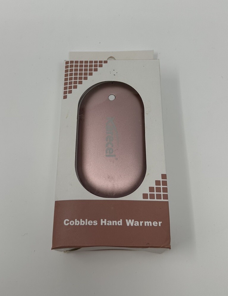 Karecel Rechargeable Cobbles Hand Warmer Battery 6-12 Hours Micro USB Android