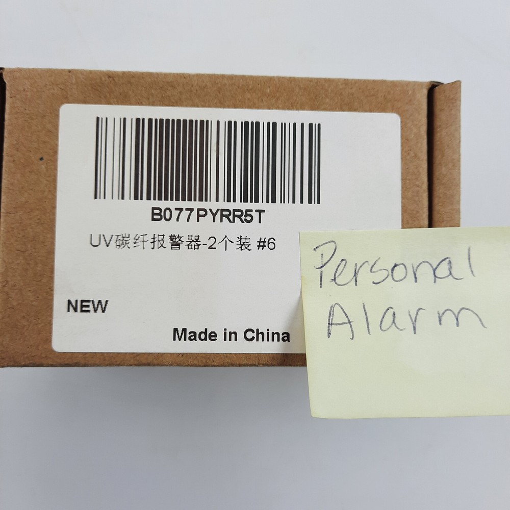 Panic Button Wearable/Key Chain Personal Alarm Safety Accessory Black 120db NIB