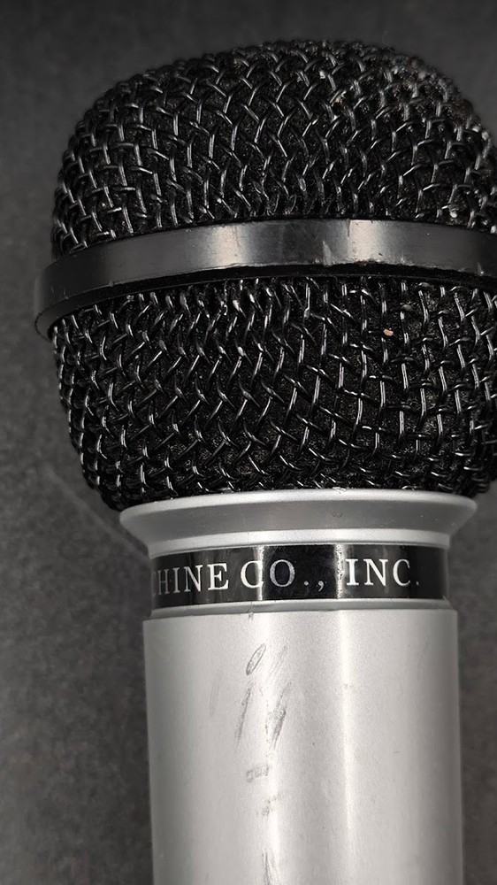 The Singing Machine Co. INC Microphone Used Working Silver