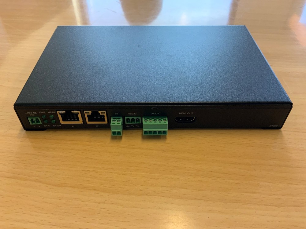 AMX NMX-DEC-N1222 SVSI Stand-Alone Minimal Compression Video Over IP Decoder