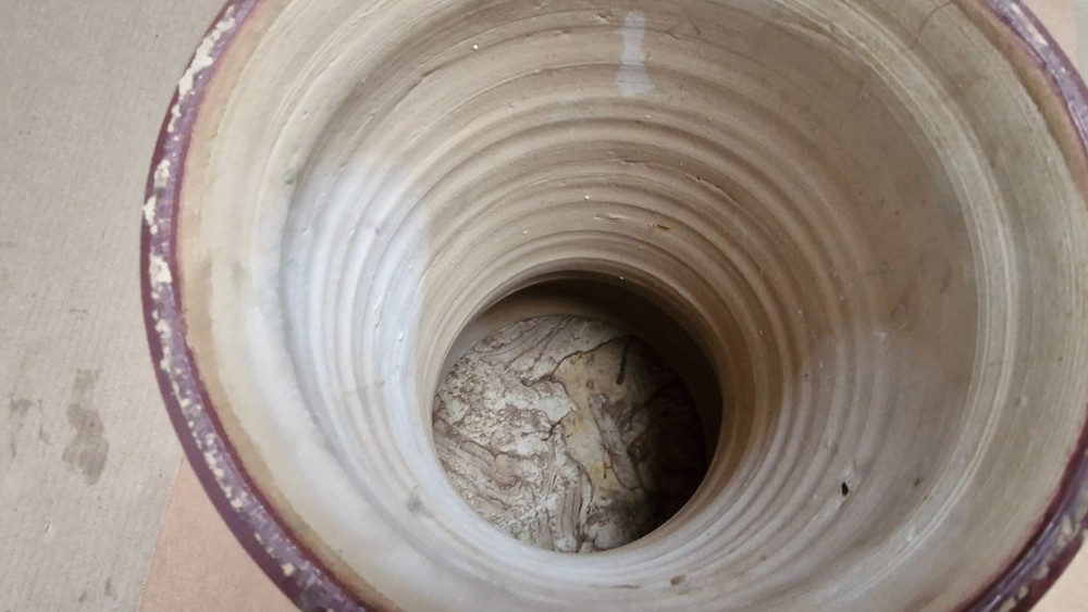 North African Moroccan Ceramic Hand Drum