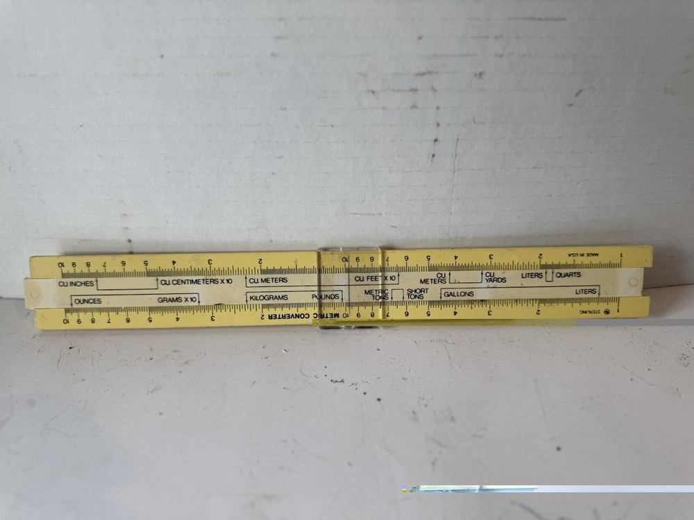 Vintage Sterling Metric Converter