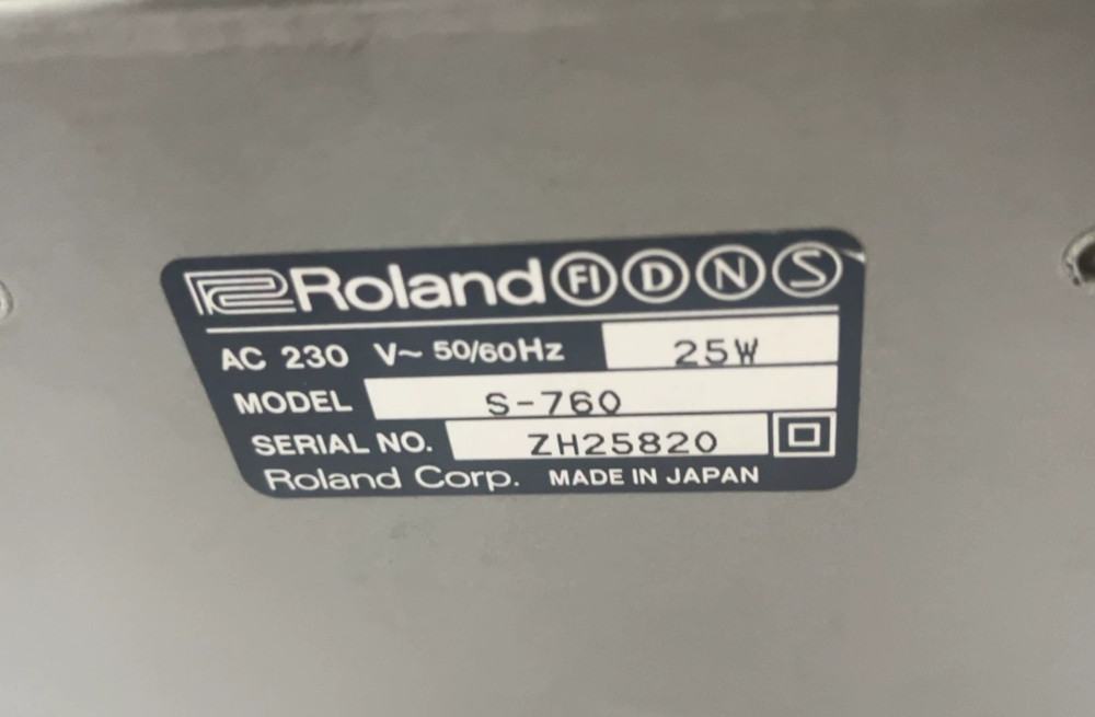 1pcs Roland S-760 Sampler
