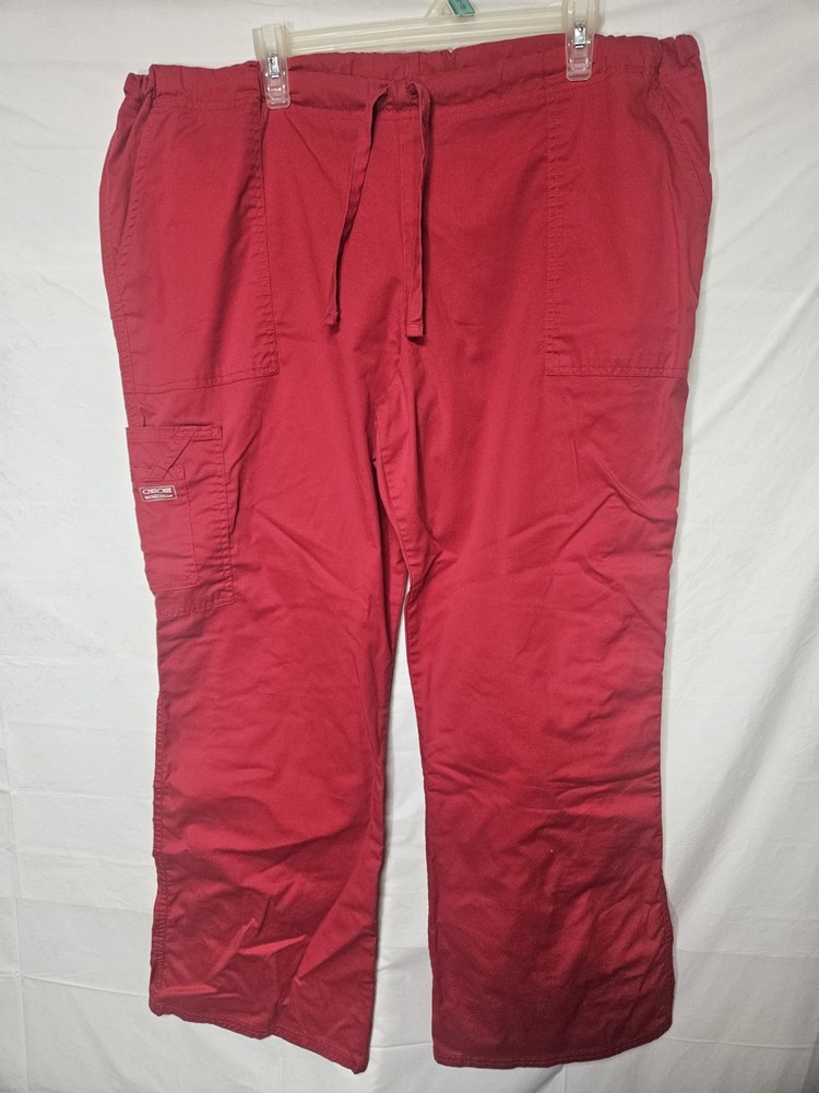 Cherokee XL Red Scrub Set