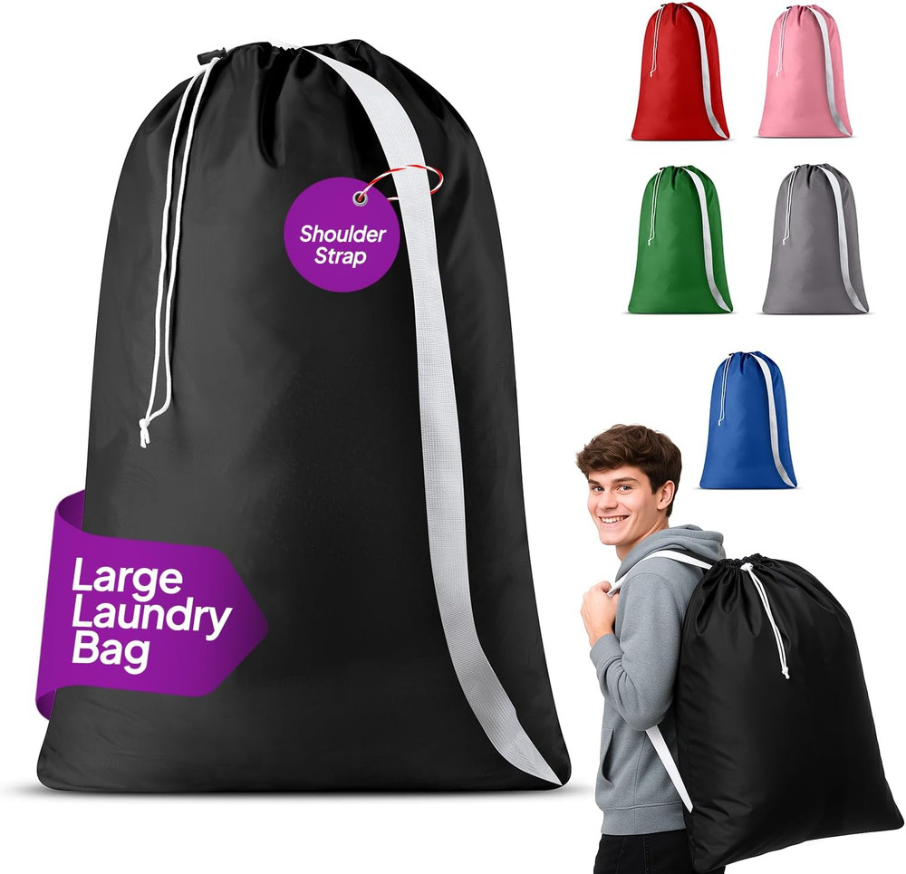 Bag Shoulder Strap Extra Large - Drawstring Locking Closure, Durable Material, H