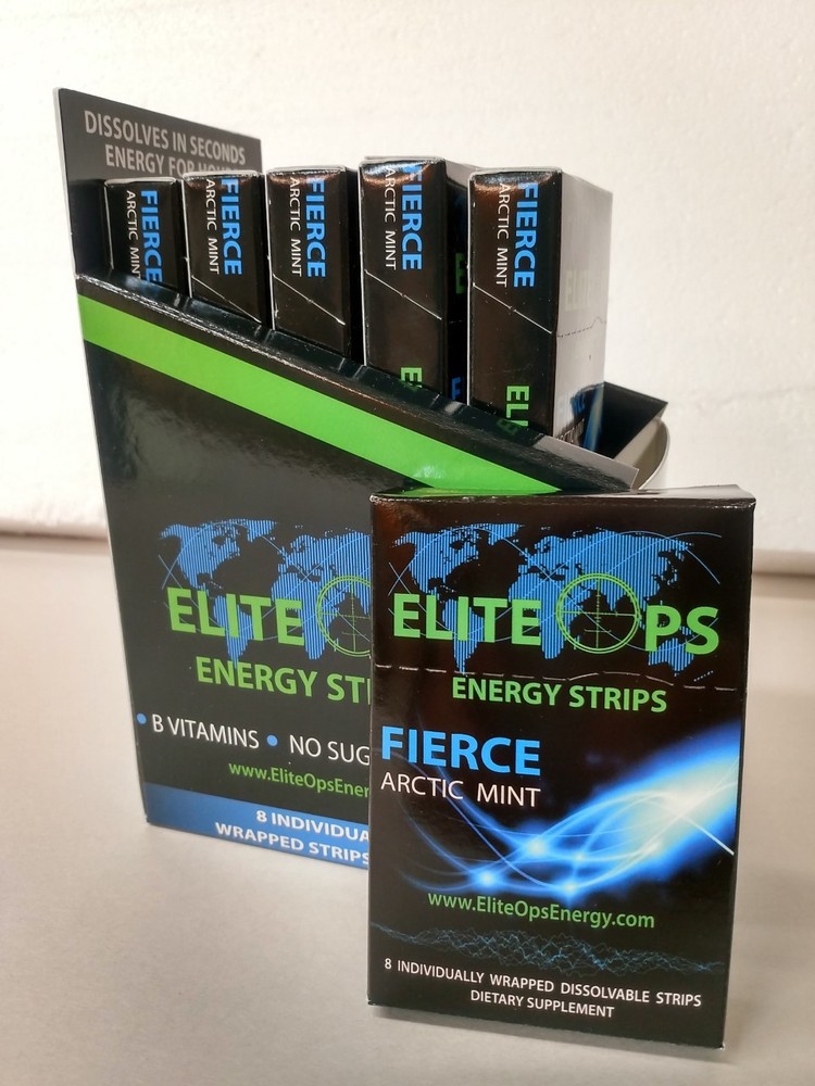 ELITE OPS ENERGY STRIPS / 48 STRIPS (Average .83 per strip)