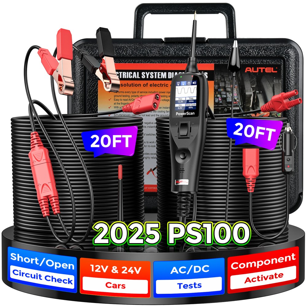 Autel PowerScan PS100 Circuit Tester Electrical Diagnostic Power Probe 12V / 24V